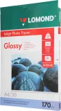 Фотобумага Lomond 0102142 A4/170г/м2/50л./белый глянцевое для струйной печати