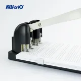 Дырокол Kw-Trio Heavy Duty 952 макс.:150лист. металл/пластик черный отв.:2 с линейкой