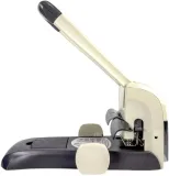 Дырокол Kw-Trio Lever-Tech HD 9556 макс.:200лист. металл серый отв.:2 с линейкой