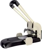 Дырокол Kw-Trio Lever-Tech HD 9556 макс.:200лист. металл серый отв.:2 с линейкой