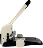 Дырокол Kw-Trio Lever-Tech HD 9556 макс.:200лист. металл серый отв.:2 с линейкой