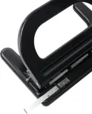 Дырокол Kw-Trio 09640 макс.:30лист. черный отв.:4 с линейкой