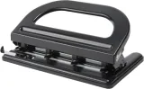 Дырокол Kw-Trio 09640 макс.:30лист. черный отв.:4 с линейкой