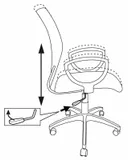 Кресло Бюрократ CH-599AXSN темно-бордовый TW-06N сиденье темно-бордовый TW-13N крестовина пластик