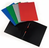 Папка пласт.пруж.скоросш. Бюрократ Economy -EC04P A4 пластик 0.4мм ассорти