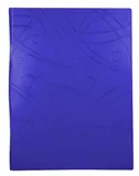Папка метал.зажим Бюрократ Galaxy -GA07CBLUE A4 пластик 0.7мм синий