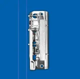 Папка метал.зажим Бюрократ -PZ07CBLUE A4 пластик 0.7мм внут.и торц.карм синий