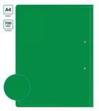 Папка метал.зажим/верх.приж Бюрократ -PZ07D+C A4 пластик 0.7мм торц.карм с бум. встав ассорти