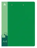 Папка метал.зажим/верх.приж Бюрократ -PZ07D+C A4 пластик 0.7мм торц.карм с бум. встав ассорти