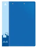 Папка метал.зажим/верх.приж Бюрократ -PZ07D+C A4 пластик 0.7мм торц.карм с бум. встав ассорти
