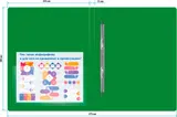 Папка метал.пруж.скоросш. Бюрократ -PZ07PGREEN A4 пластик 0.7мм внут.и торц.карм зеленый