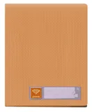 Папка с 60 прозр.вклад. Бюрократ Crystal -CR60OR A4 пластик 0.7мм оранжевый