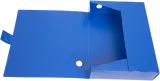 Короб архивный вырубная застежка Бюрократ -BA100/08BLUE пластик 0.8мм корешок 100мм 330х245мм синий