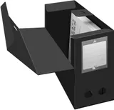 Короб архивный вырубная застежка Бюрократ -BA120BLCK пластик 1мм корешок 120мм 330х245мм черный