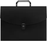 Портфель Бюрократ -BPP01BLCK 1 отдел. A4 пластик 0.7мм черный