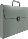 Портфель Бюрократ -BPP01GREY 1 отдел. A4 пластик 0.7мм серый