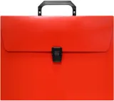 Портфель Бюрократ -BPP01RED 1 отдел. A4 пластик 0.7мм красный