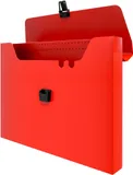 Портфель Бюрократ -BPP01RED 1 отдел. A4 пластик 0.7мм красный
