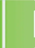 Папка-скоросшиватель Бюрократ -PS20LETT A4 прозрач.верх.лист пластик салатовый 0.12/0.16