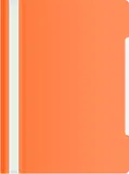 Папка-скоросшиватель Бюрократ -PS20OR A4 прозрач.верх.лист пластик оранжевый 0.12/0.16