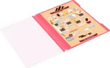 Папка-скоросшиватель Бюрократ -PS20PINK A4 прозрач.верх.лист пластик розовый 0.12/0.16