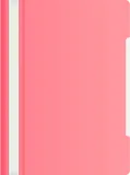 Папка-скоросшиватель Бюрократ -PS20PINK A4 прозрач.верх.лист пластик розовый 0.12/0.16