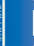 Папка-скоросшиватель Бюрократ -PS-P20BLU A4 прозрач.верх.лист боков.перф. пластик синий 0.12/0.16