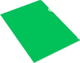 Папка-уголок Бюрократ -EE310/1GREEN A4 пластик 0.15мм зеленый