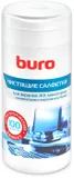 Салфетки Buro BU-Tscreen для экранов мониторов/плазменных/ЖК телевизоров/ноутбуков туба 100шт влажных