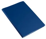Папка с 20 прозр.вклад. Бюрократ Economy -EC20BLUE A4 пластик 0.4мм синий