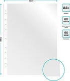 Папка-вкладыш Бюрократ СуперЛюкс -060G/25 глянцевые А4+ 60мкм (упак.:25шт)