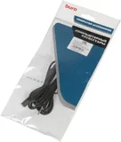 Кабель-удлинитель аудио Buro Jack 3.5 (m)/Jack 3.5 (f) 2м. черный (BAAC003-2)