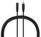 Кабель-удлинитель аудио Buro Jack 3.5 (m)/Jack 3.5 (f) 2м. черный (BAAC003-2)