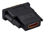 Переходник Buro HDMI (f) DVI-D (m) (HDMI-19FDVID-M_ADPT) черный