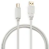Кабель Buro USB A(m) USB B(m) 1.8м (USB2.0-AM/BM) серый
