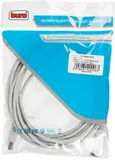Кабель Buro USB A(m) USB B(m) 5м (USB2.0-AM/BM-5M-MG) феррит.кольца