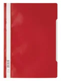 Папка-скоросшиватель Durable 2573-03 A4 прозрач.верх.лист ПВХ красный