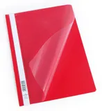 Папка-скоросшиватель Durable 2573-03 A4 прозрач.верх.лист ПВХ красный