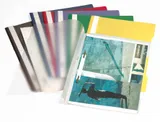 Папка-скоросшиватель Durable 2573-05 A4 прозрач.верх.лист ПВХ зеленый