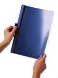 Папка с клипом Durable Duraclip 2209-05 прозрач. верх.лист A4 1-60лист. зеленый