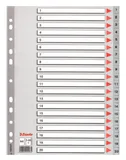 Разделитель индексный Esselte 100107 A4 пластик 20 индексов 1-20