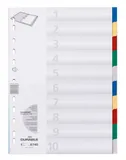 Разделитель индексный Durable 6740-27 A4 пластик цветные разделы