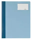 Папка-скоросшиватель Durable 2500-06 A4+ карм.на лиц.стор. ПВХ синий