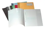 Папка-скоросшиватель Durable 2500-06 A4+ карм.на лиц.стор. ПВХ синий