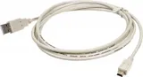 Кабель Ningbo USB A(m) mini USB B (m) 1м (USB2.0-M5P) серый