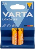 Батарея Varta Longlife LR6 Alkaline AA (2шт) блистер