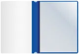 Папка-скоросшиватель Бюрократ -PS10BLUE A4 10 вкладышей боков.перф. пластик синий 0.12/0.16