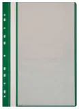 Папка-скоросшиватель Бюрократ -PS10GRN A4 10 вкладышей боков.перф. пластик зеленый 0.12/0.16