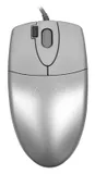 Мышь A4Tech OP-620D серебристый оптическая (1200dpi) USB (4but)