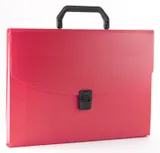 Портфель Бюрократ -BPP6 6 отдел. A4 пластик 0.7мм ассорти